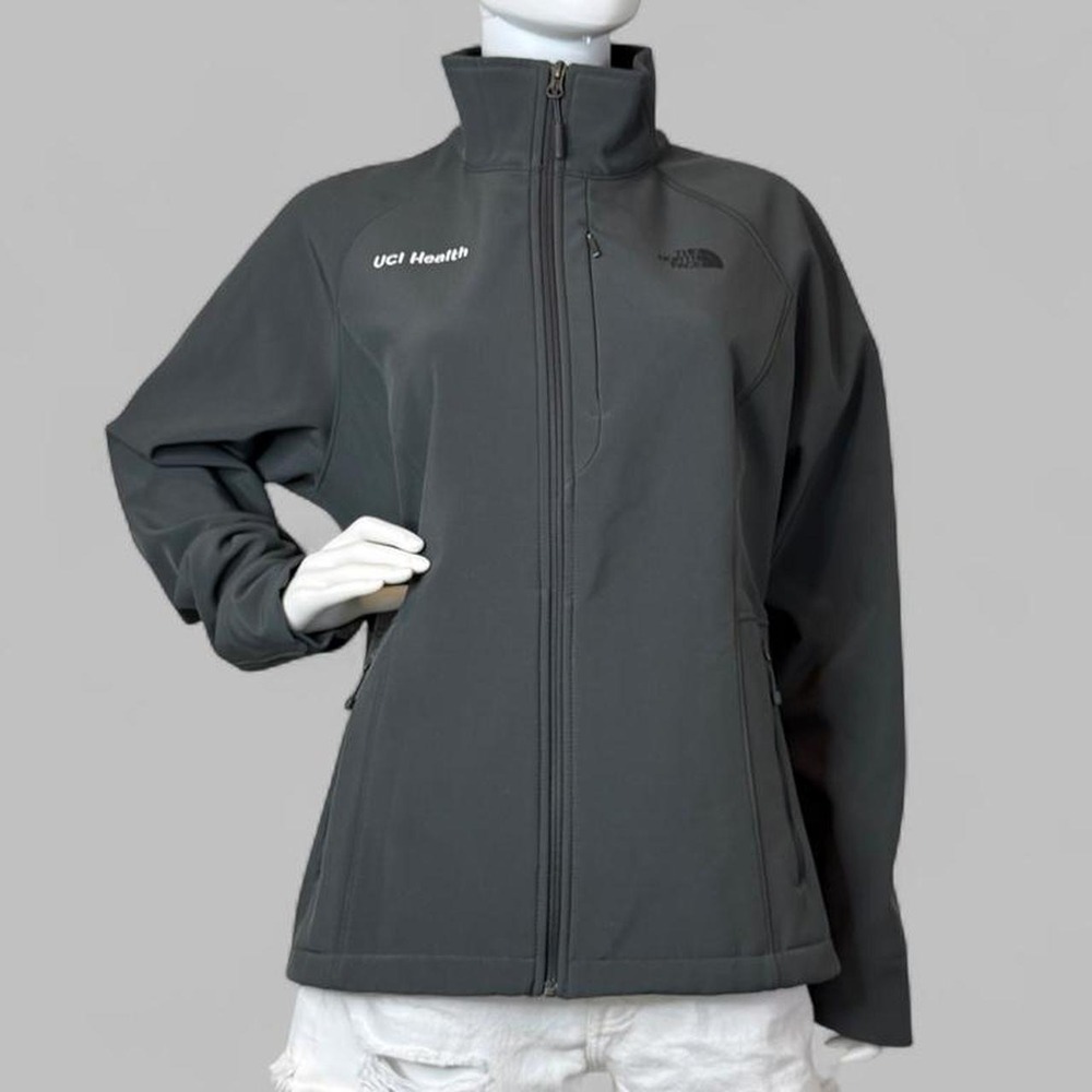 The North Face Women's Soft Shell Jacket Gray XL